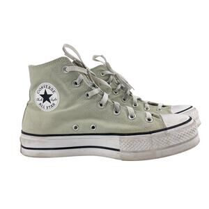 Converse Chuck Taylor All Star Lift Platform Sneakers Sage Green Women’s 10